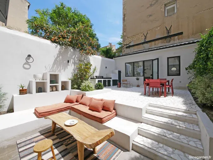 Terrasse rénovée — après